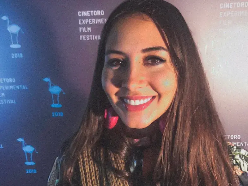 Isabel Guevara, estudiante de Artes Visuales.