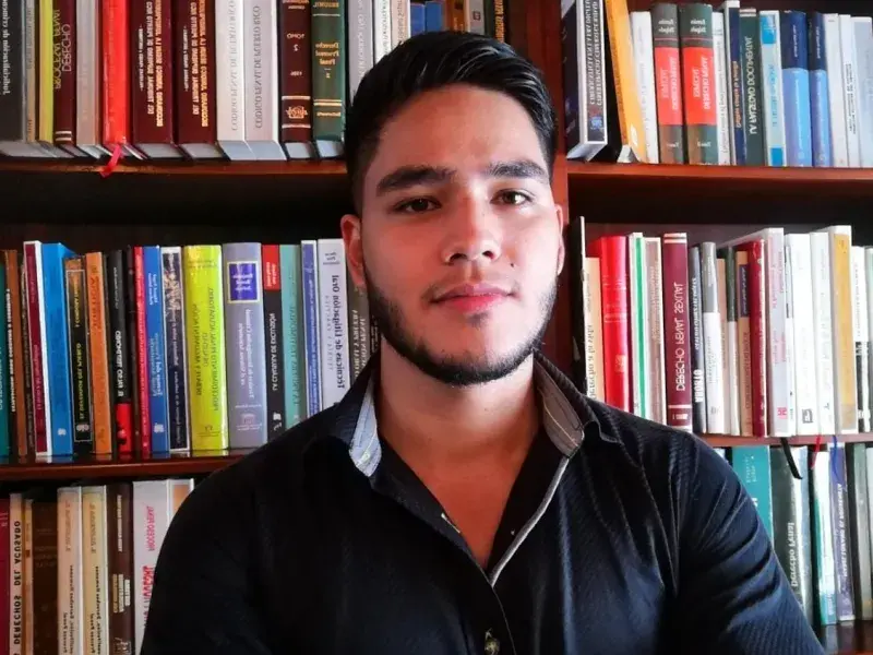 William Londoño, egresado de Derecho.