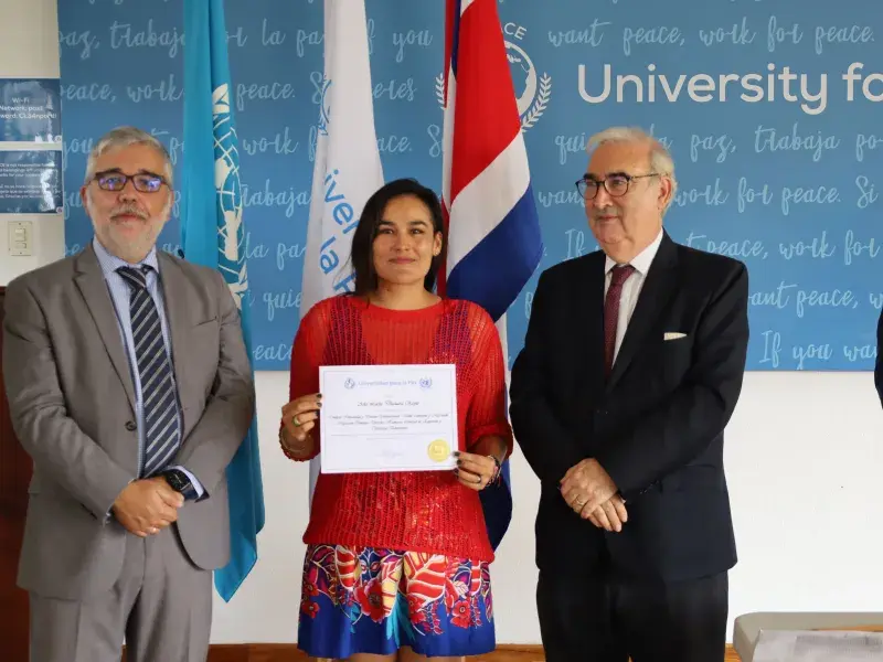 Mes javeriano 2022 en Upeace Maestría Derechos Humanos 