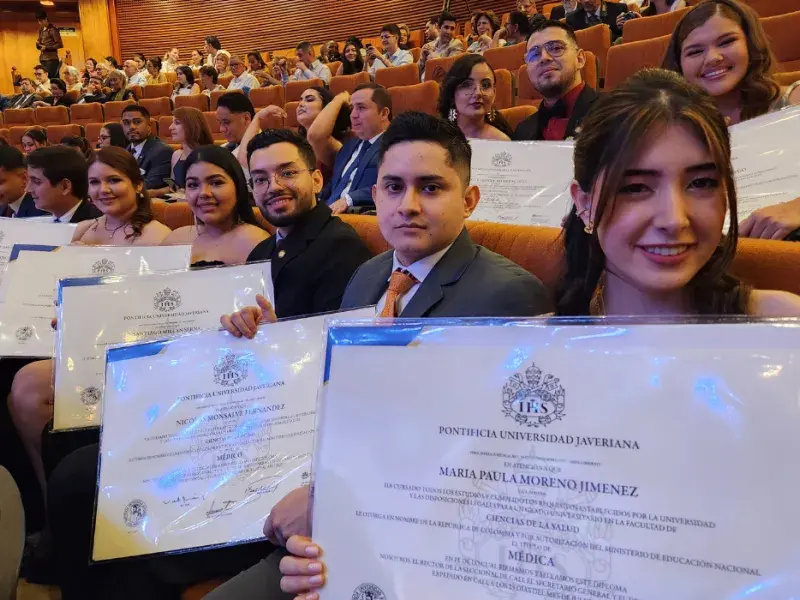 la carrera de Medicina logró una tasa de deserción de apenas el 1,6%, la más baja en la historia de la Javeriana Cali