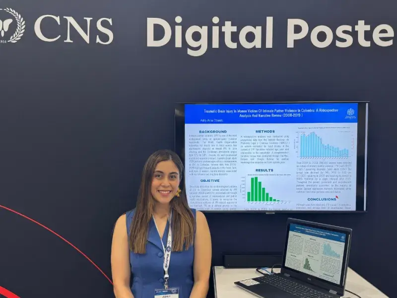 Investigación javeriana sobre neurotrauma femenino llega al Congreso Mundial de Neurocirugía en Los Ángeles