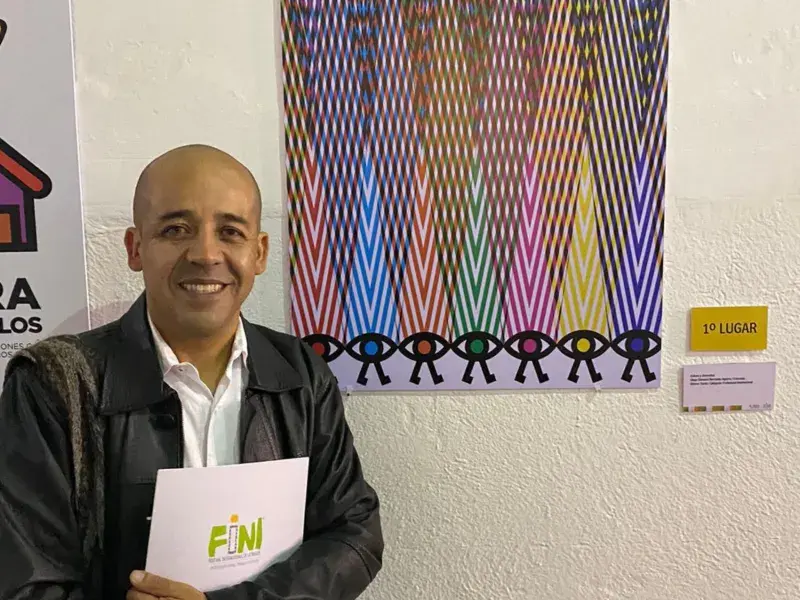 Profesor javeriano gana premio internacional de cartel en el FINI 2026