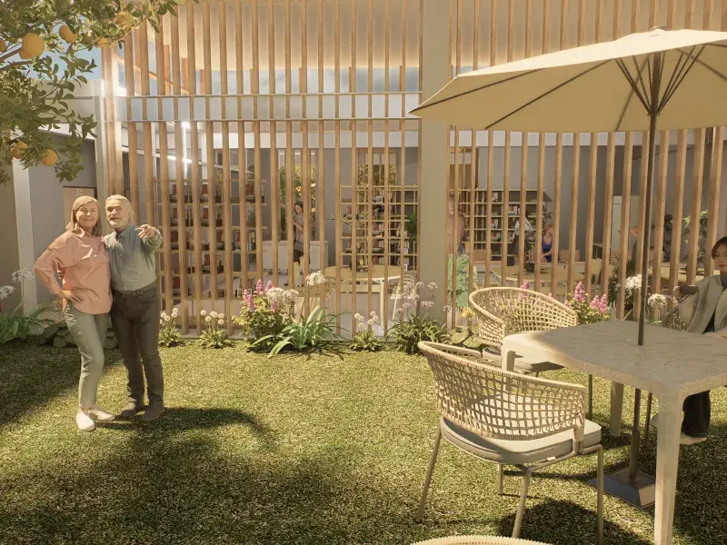 Javerianos diseñan propuesta arquitectónica para transformar el salón social de San Carlos en una Casa de la Cultura