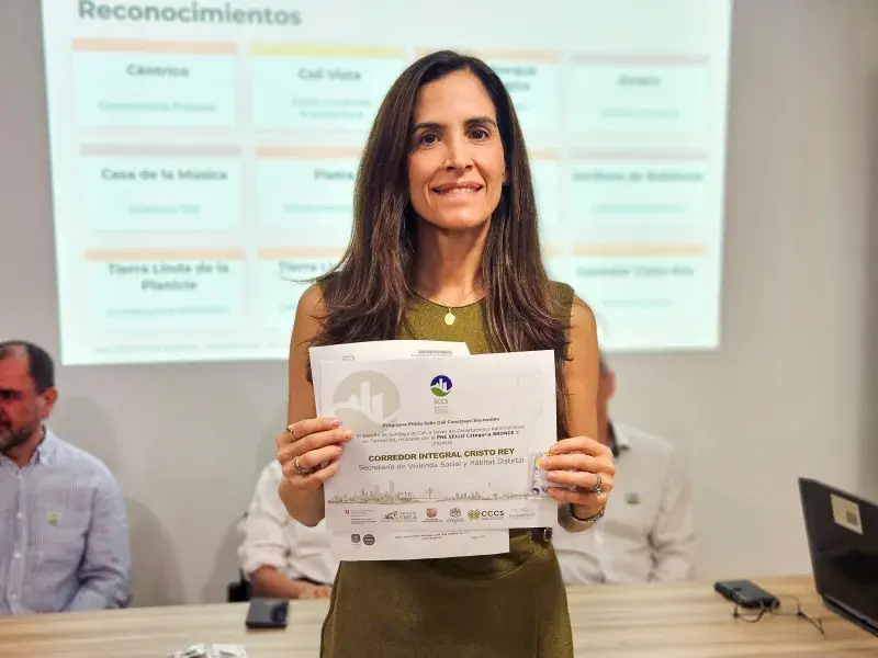 Reconocimiento Sello Cali Construye Sostenible